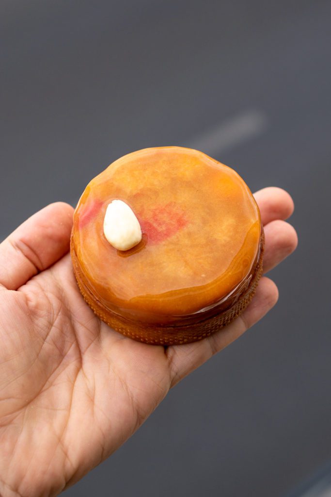 Tartelettes tatin abricots Vue du dessus