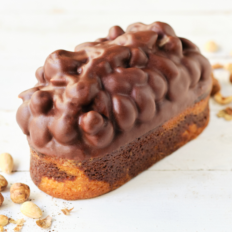 Cake Marbré Ultime Vanille Chocolat Praliné