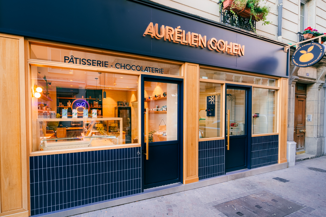 Boutique de pâtisserie chocolaterie Aurélien cohen